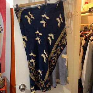 Citron of Santa Monica 100% Silk Skirt